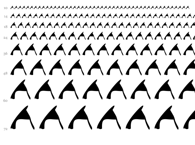 Semangat 45 font waterfall